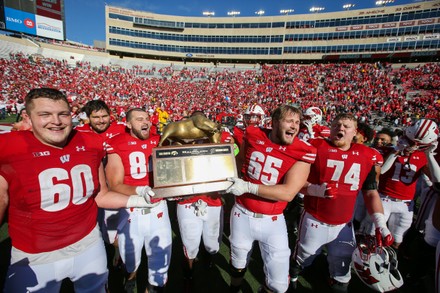 NCAA Football Iowa vs Wisconsin, Madison, USA - 30 Oct 2021 Stock ...