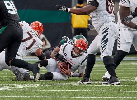 East Rutherford, New Jersey, USA. 31st Oct, 2021. Cincinnati Bengals  quarterback JOE BURROW (9) is seen at MetLife Stadium in East Rutherford New  Jersey New York comes from behind to defeat Cincinnati