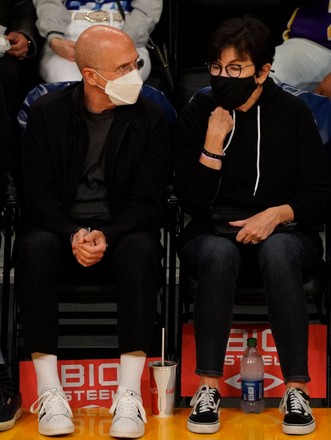 Celebrities at Houston Rockets v Los Angeles Lakers, STAPLES Center, Los Angeles, California, USA - 31 Oct 2021