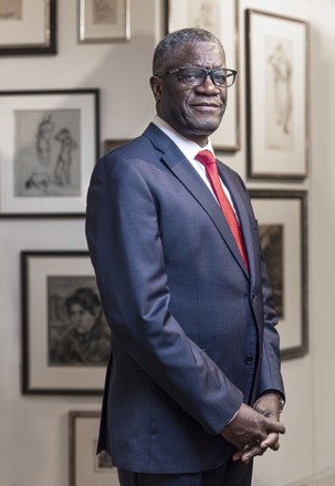 Denis Mukwege photoshoot, Amsterdam, The Netherlands - 20 Oct 2021