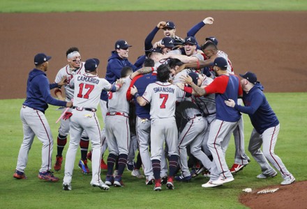 Atlanta Braves Celebrate Winning World Series Editorial Stock Photo