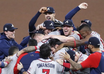 Atlanta Braves Celebrate Winning World Series Editorial Stock Photo