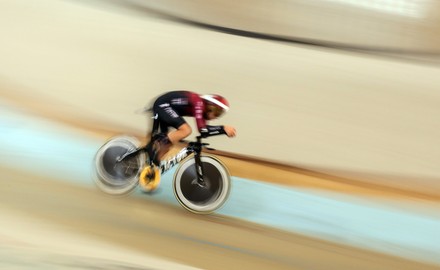 English cyclist Alex Dowsett tries to beat the hour record in Mexico, Aguascalientes - 03 Nov 2021