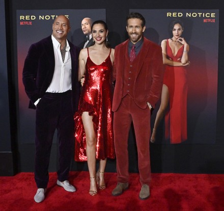 Red Notice Premiere, Los Angeles, California, United States - 04 Nov 2021