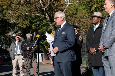 NYPD press briefing ahead of NYC marathon, New York, United States - 03 Nov 2021