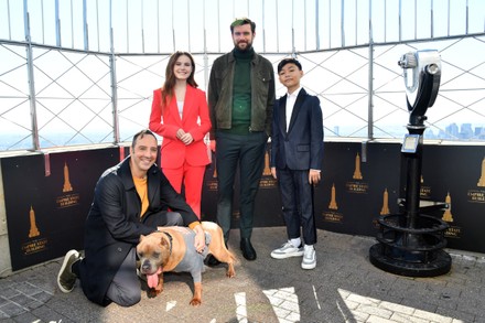 Cast of 'Clifford the Big Red Dog' visit the Empire State Building, New York, USA - 05 Nov 2021