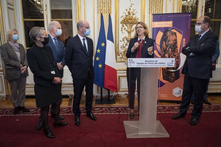 Reception of the French Trades and Crafts team at the Hotel de Matignon, Paris, France - 04 Nov 2021