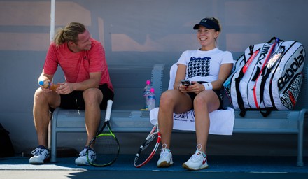 Anett Kontaveit Estonia Coach Dmitry Tursunov Editorial Stock Photo - Stock  Image | Shutterstock