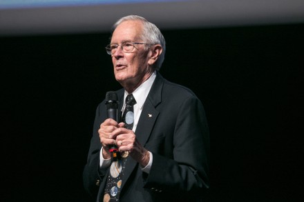 Apollo 16 Astronaut Charlie Duke Gives A Conference, Montrouge, France - 06 Nov 2021