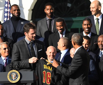Obama Honors the Cleveland Cavaliers at the White House, Washington, District of Columbia, United States - 10 Nov 2016