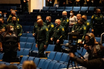 Memorial service for Broward Sheriff Office employees who died from COVID-19, The Faith Center, Sunrise, Florida, USA - 08 Nov 2021
