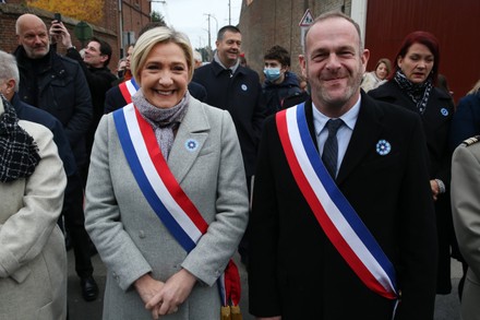 Henin-Beaumont Marine Le Pen at the City Hall, france - 11 Nov 2021