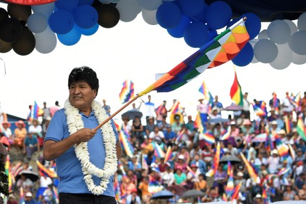 Evo Morales calls for mobilizations towards the cities to 'defend' Arce, Shinahota, Bolivia - 11 Nov 2021