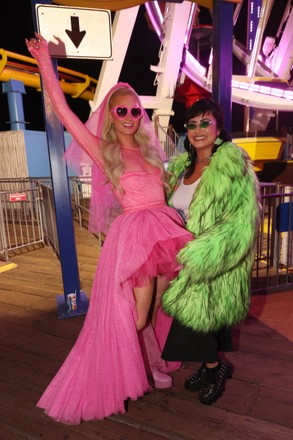 The wedding of Paris Hilton and Carter Reum, The Carnival, Santa Monica Pier, Los Angeles, California, USA - 12 Nov 2021