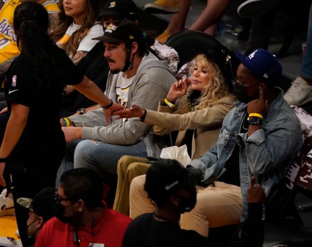 Dyan Cannon at the Los Angeles Lakers game against the Minnesota Timberwolves, Los Angeles, USA - 12 Nov 2021
