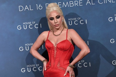 Lady Gaga at the premiere of 'House of Gucci' in Milan, Italy - 13 Nov 2021