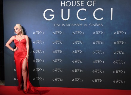 Lady Gaga at the premiere of 'House of Gucci' in Milan, Italy - 13 Nov 2021