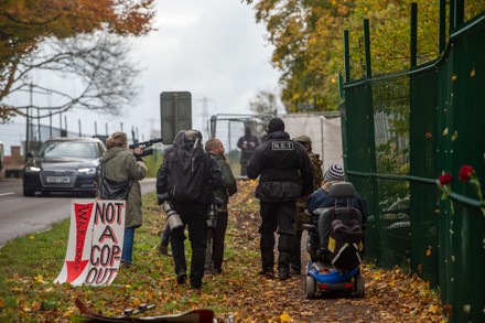 HS2 evict Swampy, WAR Camp, Wendover, Buckinghamshire, UK - 13 Nov 2021