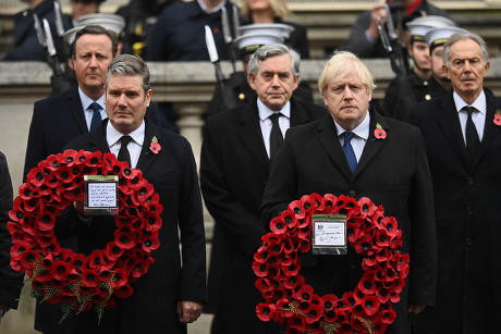 The annual National Service of Remembrance in Whitehall, London, UK - 14 Nov 2021