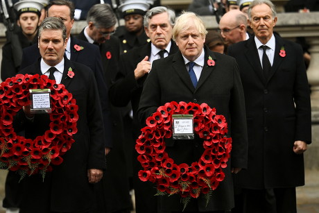The annual National Service of Remembrance in Whitehall, London, UK - 14 Nov 2021