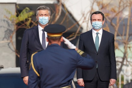 Croatian Prime Minister Andrej Plenkovic Visits Pristina, Serbia - 15 ...