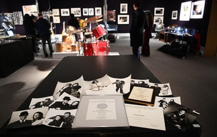 Memorabilia from Film, Rock & Pop prepared for auction, London, United Kingdom - 15 Nov 2021