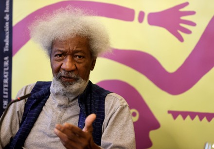 Wole Soyinka presents 'Chronicles from the Land of the Happiest People on Earth', Madrid, Spain - 16 Nov 2021