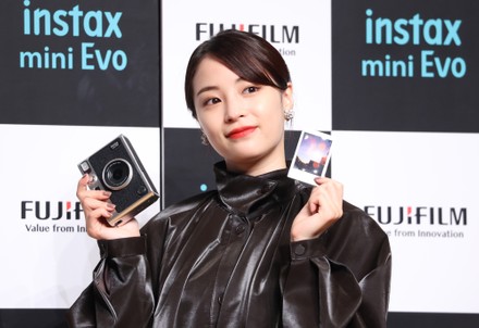 Fujifilm unveils the new instant camera "Instax mini Evo", Tokyo, Japan - 17 Nov 2021