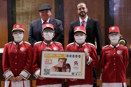 National Lottery Dedicates Ticket To Boxer 'Canelo Alvarez', Mexico City, Mexico - 16 Nov 2021