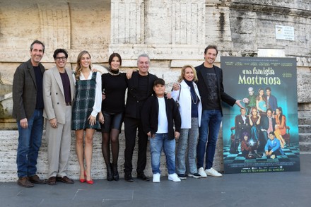 'Una famiglia mostruosa', photocall, Rome, Italy - 18 Nov 2021