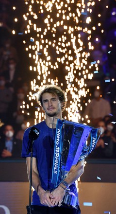 Alexander Zverev Germany Poses Trophy After Editorial Stock Photo ...