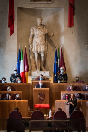 First Municipal Council After The Elections, The Oath Of Roberto Gualtieri, New Mayor Of Rome, Italy - 04 Nov 2021