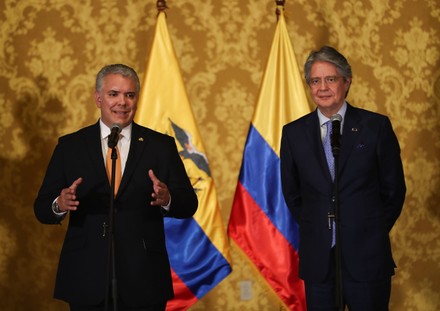 Duque arrives in Ecuador to address security and bilateral issues, Quito - 21 Nov 2021