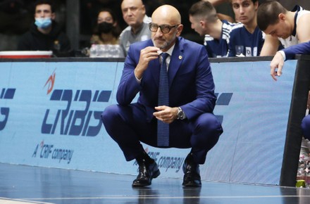 Francesco Vitucci Head Coach Happycasa Brindisi Editorial Stock