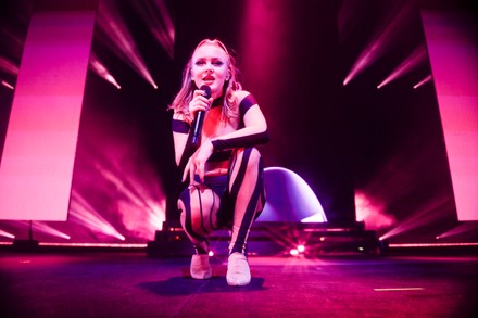 Zara Larsson in concert at Avicii Arena, Stockholm, Sweden - 21 Nov 2021