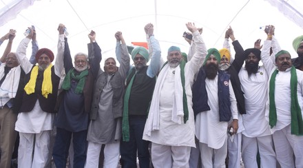 BKU Leader Rakesh Tikait Address Kisan Samyukt Morcha Mahapanchayat In ...