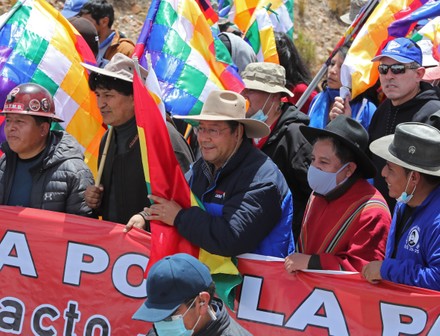 President of Bolivia says that the popular vote will be respected in the streets, Caracollo - 23 Nov 2021