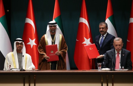 Sheikh Mohammed bin Za yed Al Nahyan visits Turkey, Ankara - 24 Nov 2021