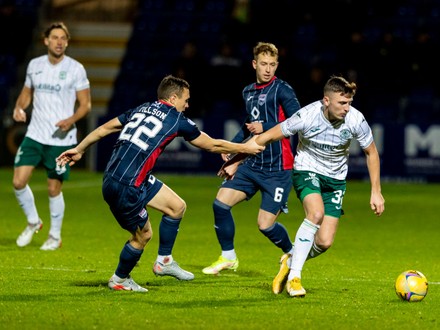 Ross County V Hibernian, Scottish Premiership Football, Victoria Park ...