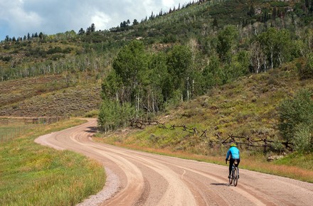 Cycling Autumn Colors Along the Great Divide Mountain Bike Route, USA - 24 Nov 2021