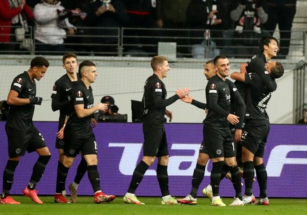 Eintracht Frankfurt vs Royal Antwerp FC, Germany - 25 Nov 2021 Stock ...