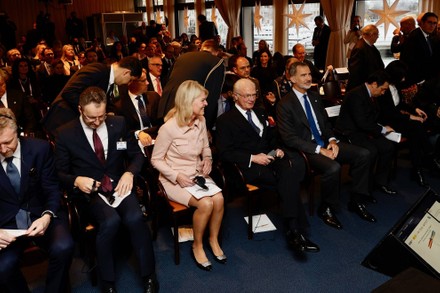 King Felipe and King Carl Gustaf participate in the inauguration of the business seminar Spain Sweden, Stockholm, Sweden - 25 Nov 2021