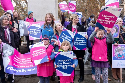 Support for Down Syndrome Bill in London, UK - 26 Nov 2021