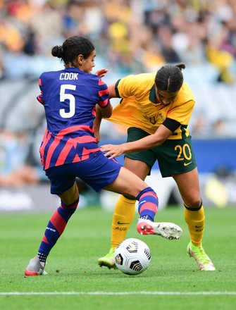 Women's Friendlies: Australia Vs United States in Sydney Olympic Park, Australia - 27 Nov 2021