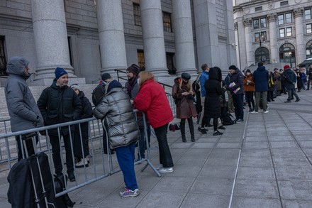 Ghislaine Maxwell court case at Thurgood Marshall US Courthouse, New