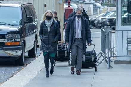 Friend Ghislaine Maxell Arrives Court First Editorial Stock Photo
