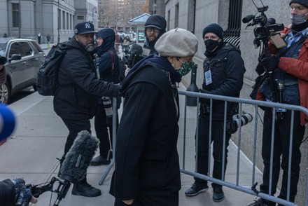 Friend Ghislaine Maxell Arrives Court First Editorial Stock Photo