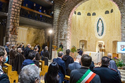 The ceremony to prepare for the 800th anniversary of the Rule of Greccio, Rieti, Italy - 29 Nov 2021