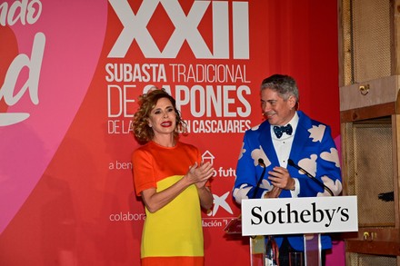 XXII auction of Cascajares capons at the Nuevo Futuro headquarters, Madrid, Spain - 29 Nov 2021