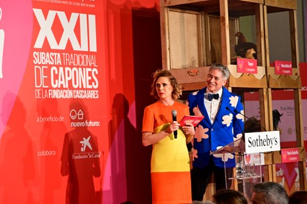 XXII auction of Cascajares capons at the Nuevo Futuro headquarters, Madrid, Spain - 29 Nov 2021